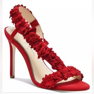 JESSICA SIMPSON SHOES 👠 RED 4” HEELS, size 7.5